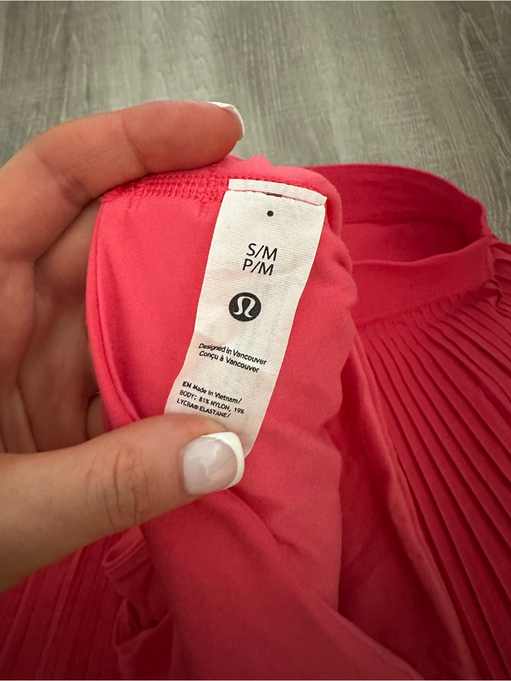 lululemon athletica Pleated Skirt Set in Vibrant Pink - Picture 4 of 4